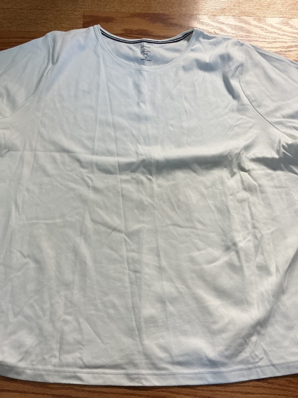 NWOT Croft & Barrow White Short Sleeve Classic T~Shirt  Size 3X